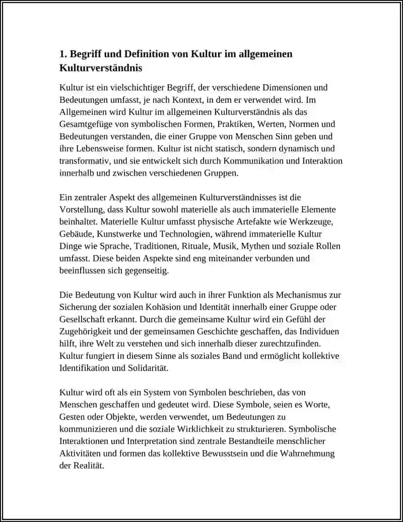 DIE KULTUR ALLGEIMEINES KULTURVERSTANDNIS 3