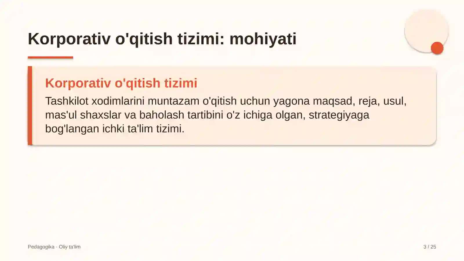 Kadrlar agentliklarida korporativ o'qitish tizimi 3