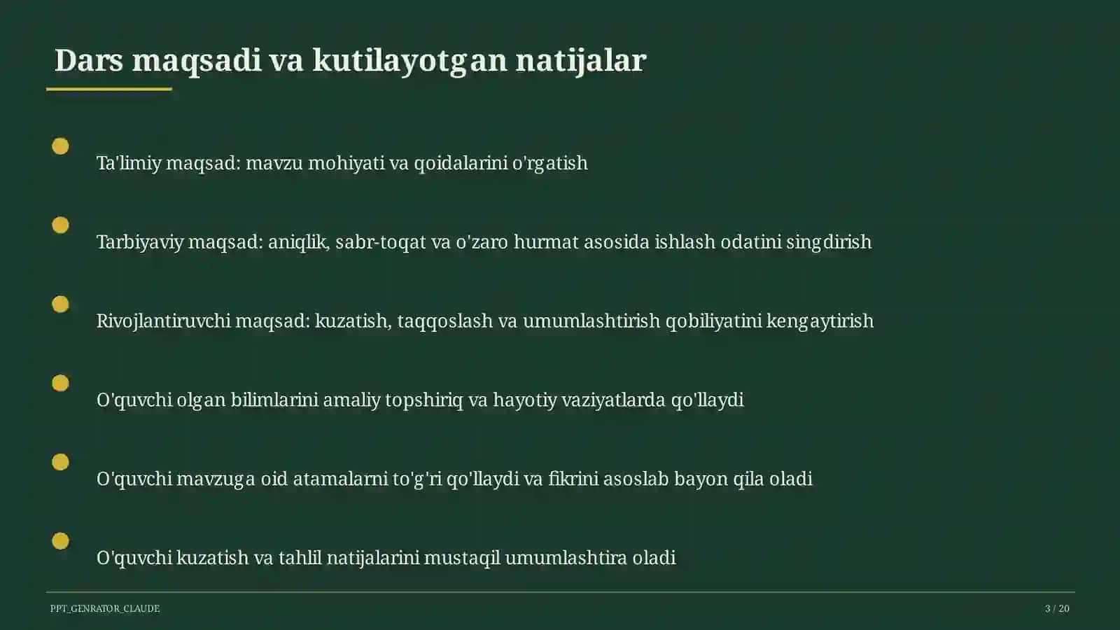 Vatanni sevish: davlat ramzlari (3-sinf) 3