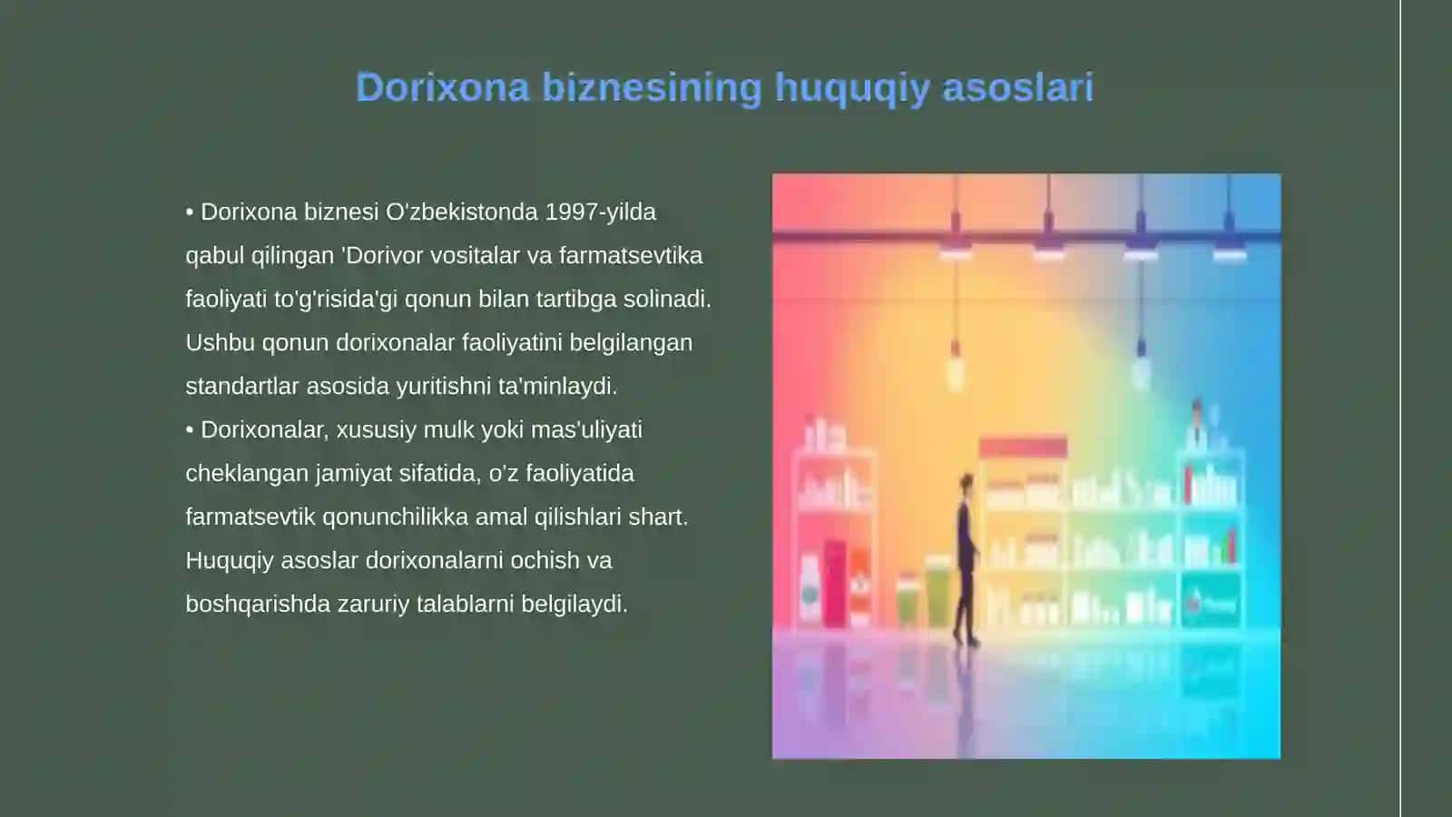 Dorixona biznesining huquqiy asoslari 3