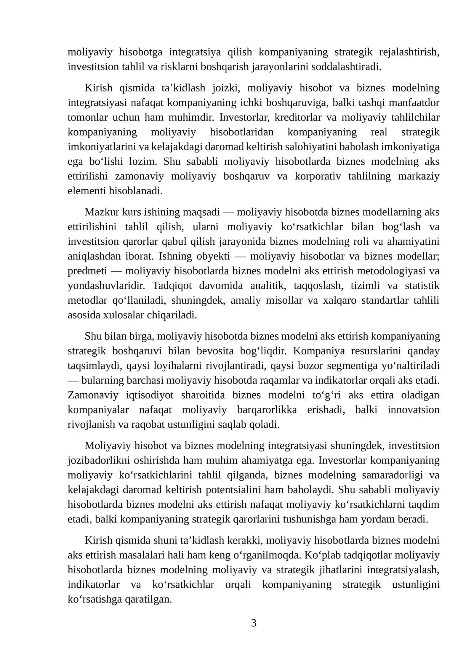 MOLIYAVIY HISOBOTDA BIZNES QIYMATNI BAHOLASH METODLARI 3