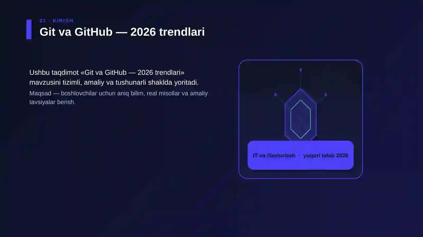 Git va GitHub — 2026 trendlari 3