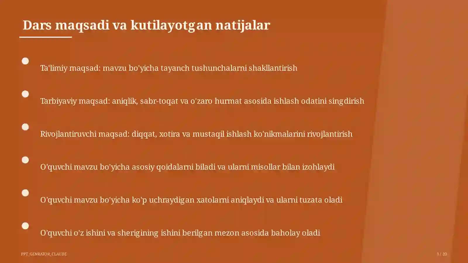 Sog'lom turmush tarzi hayot garovi (7-sinf) 3