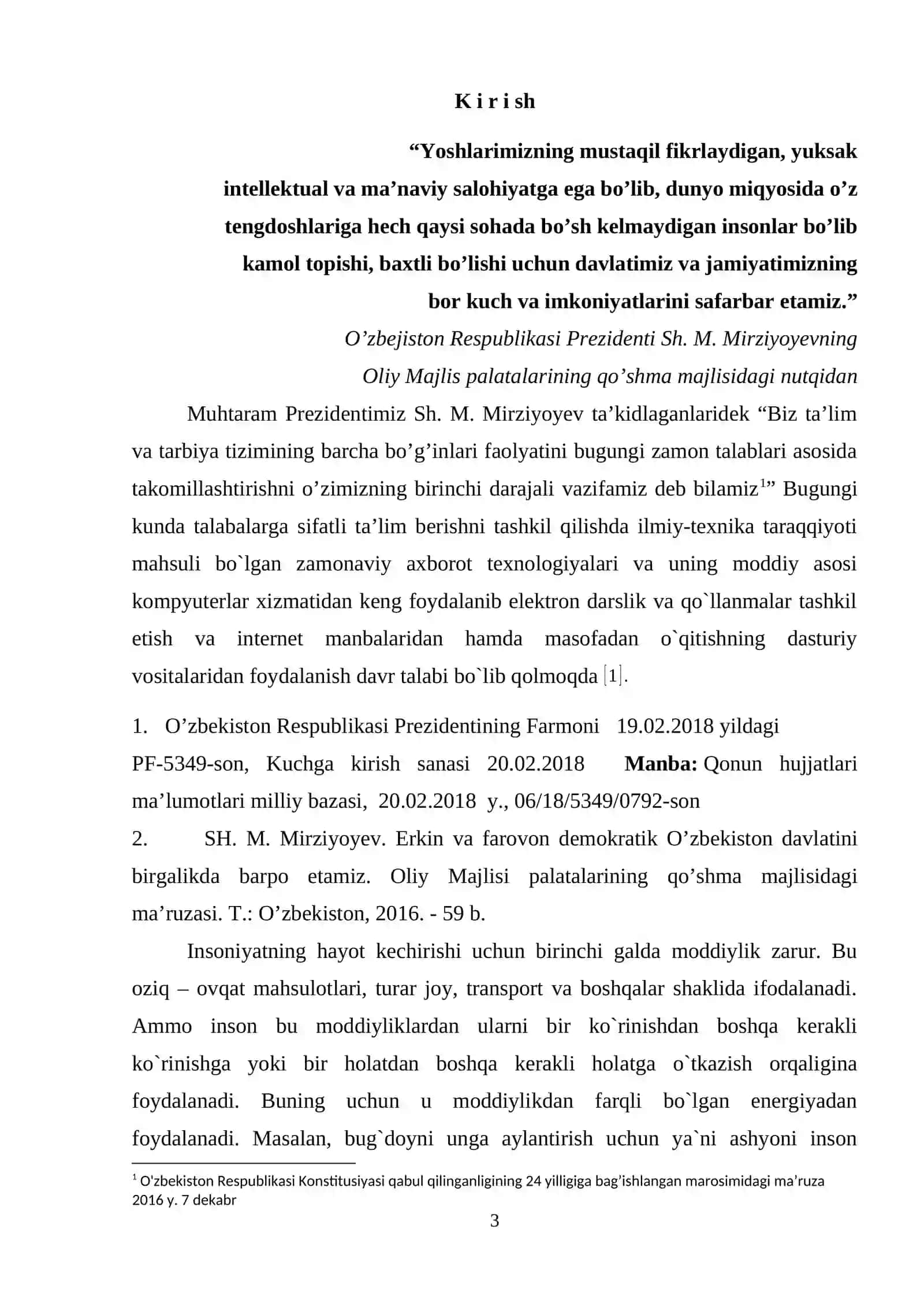« Sonlarni  bir  sanoq  sistemasidan boshqasiga  o‘tkazishni  o‘rgatuvchi  dastur tuzish » mavzusidagi  BMI 3