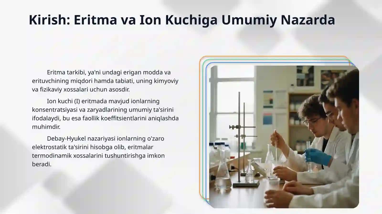 Eritmaning ion kuchi 3
