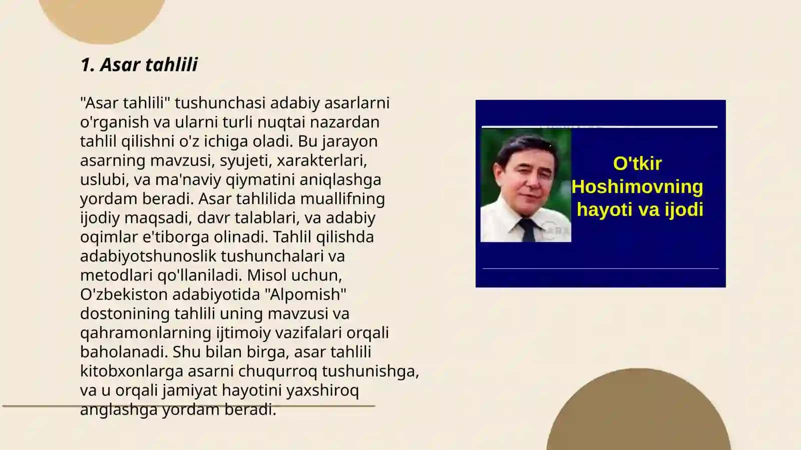 Asar tahlili 3