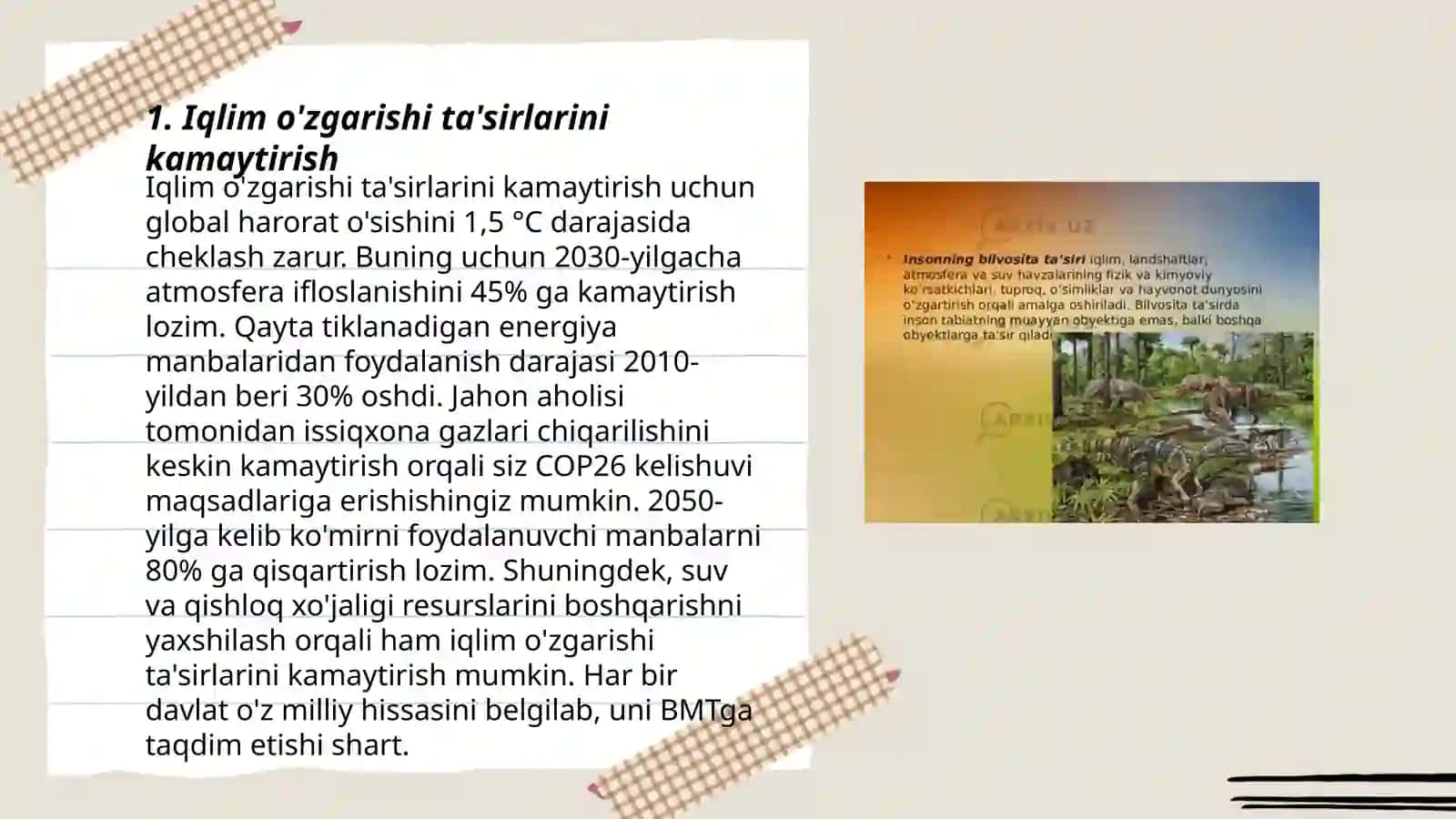 ANTROPOGEN OMILLARNI BIOSFERAGA SALBIY TA'SIRINI KAMAYTIRAMIZ 3