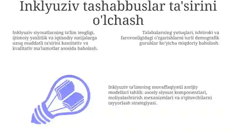 Inklyuziv ta’limni joriy qilish boʻyicha chet el tajribalarini oʻrganish 3