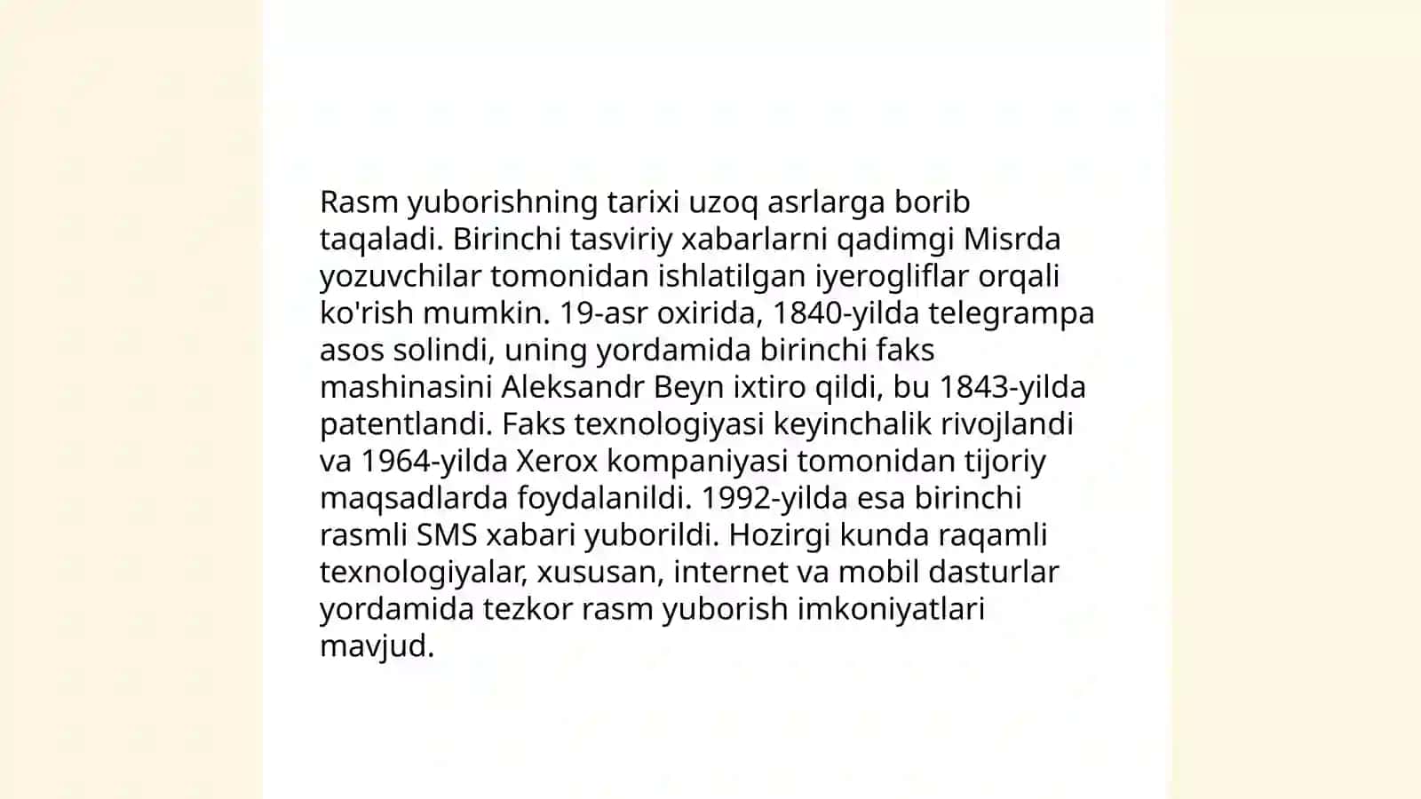 Rasm yuborishning tarixi 3