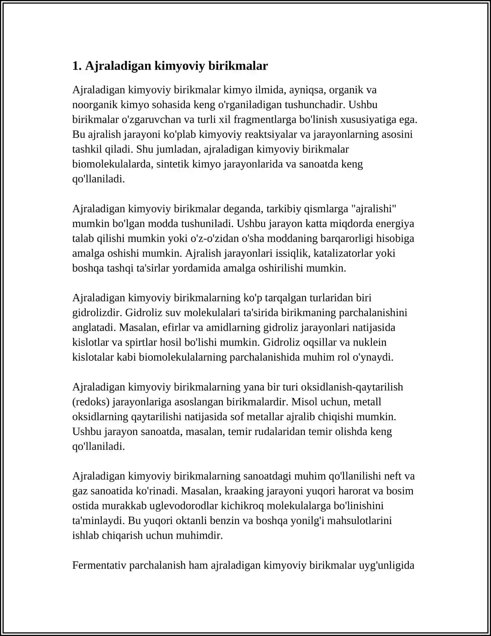 AJRALADIGAN VA AJRALMAYDIGAN BIRIKMALAR.REZBANING SVEGI PROTOCHKASI VA FASKASI 3