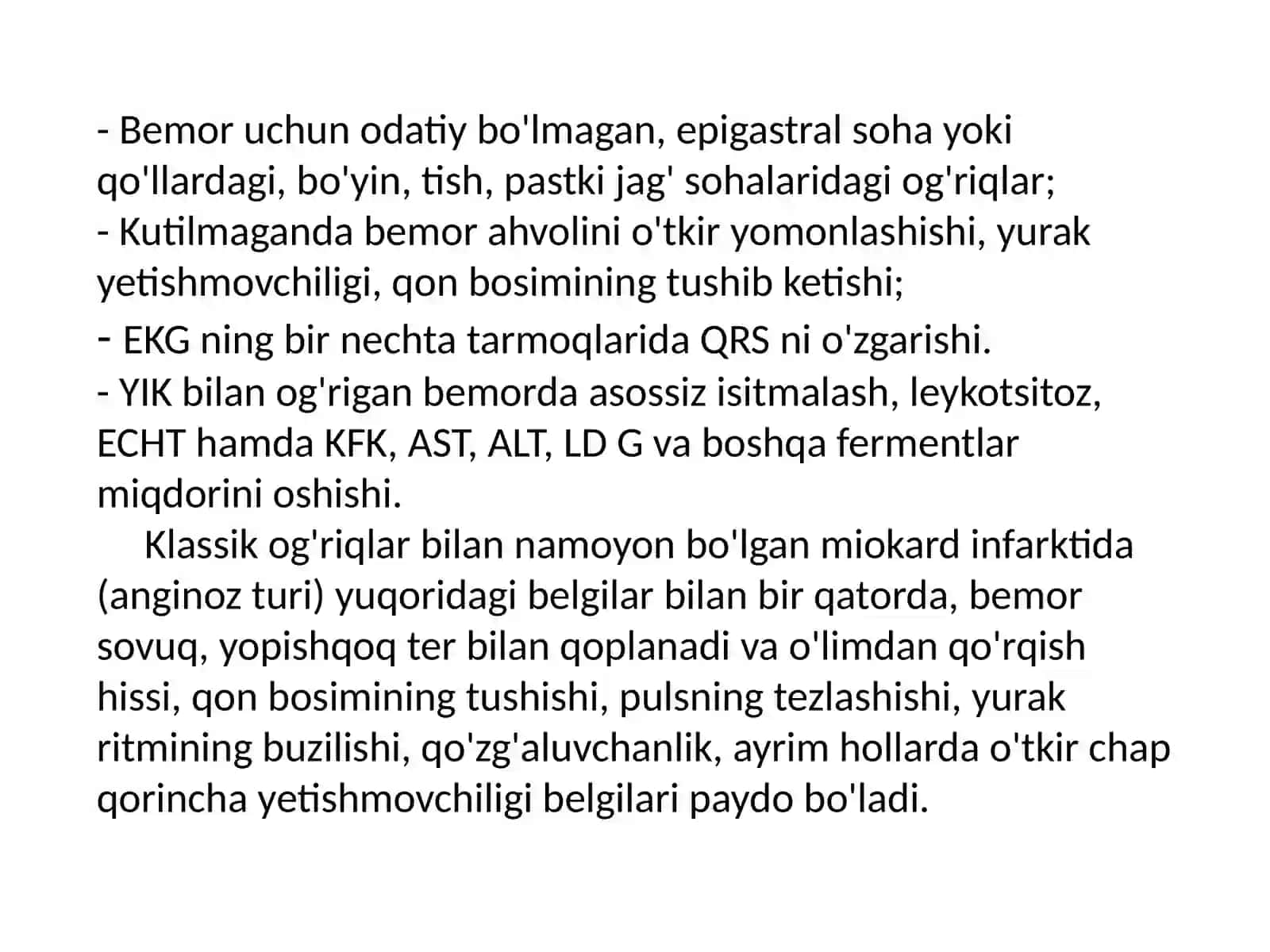 Miokard infarkti etiologiyasi, tasnifi va birinchi yordam algoritmi 3