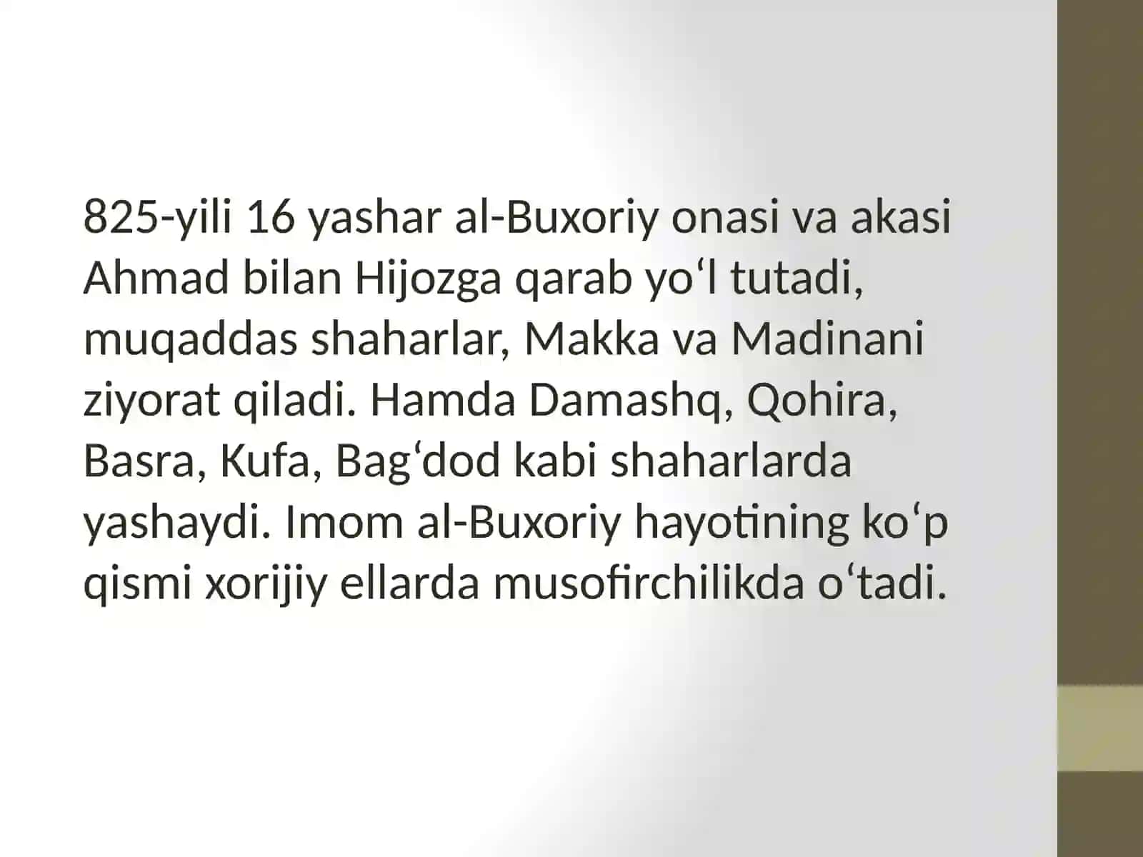 IMOM AL-BUXORIY 3
