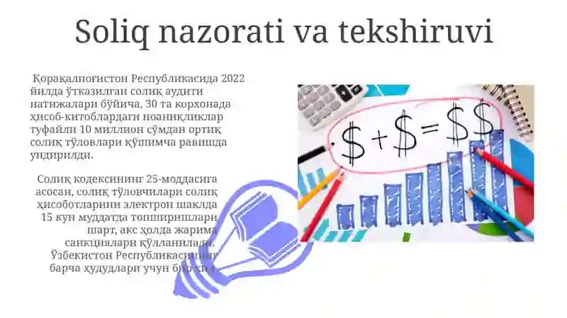 Soliqlarga tenglashtirilgan toʻlovlar va ularning oʻziga xos jihatlari 3