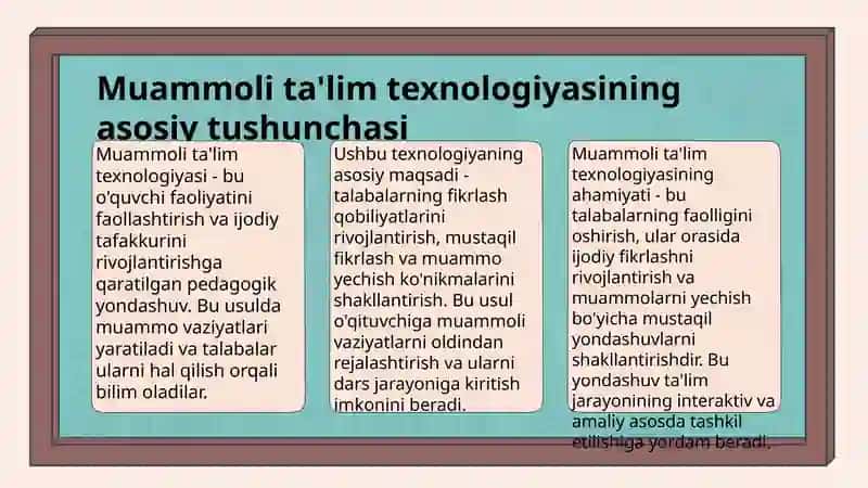 Muammoli talim maruzasi 3