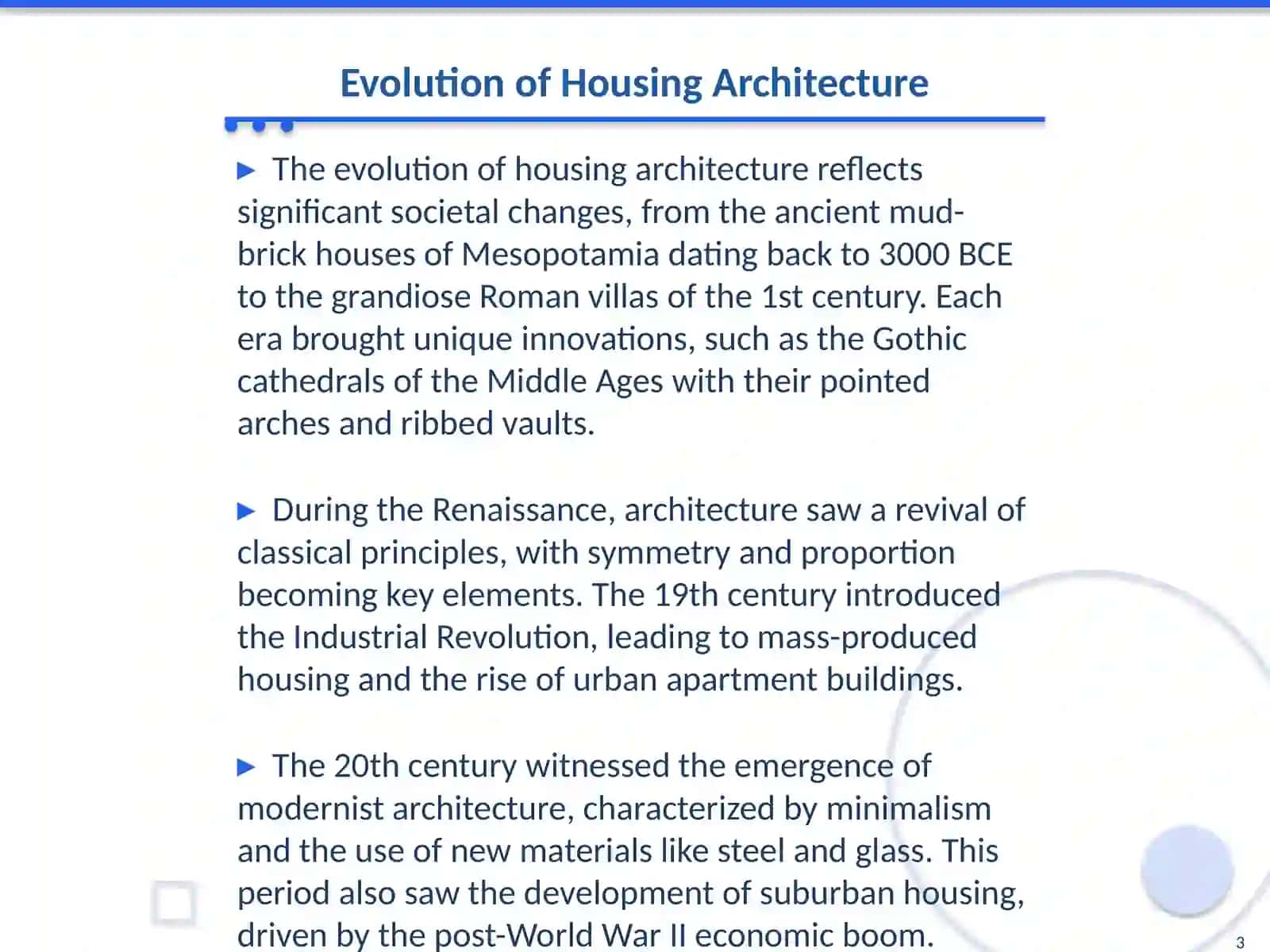 Houses and household objects 3