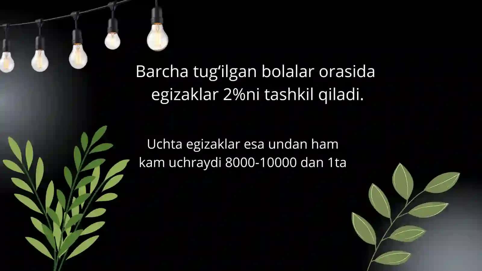 Egizaklar usuli 3