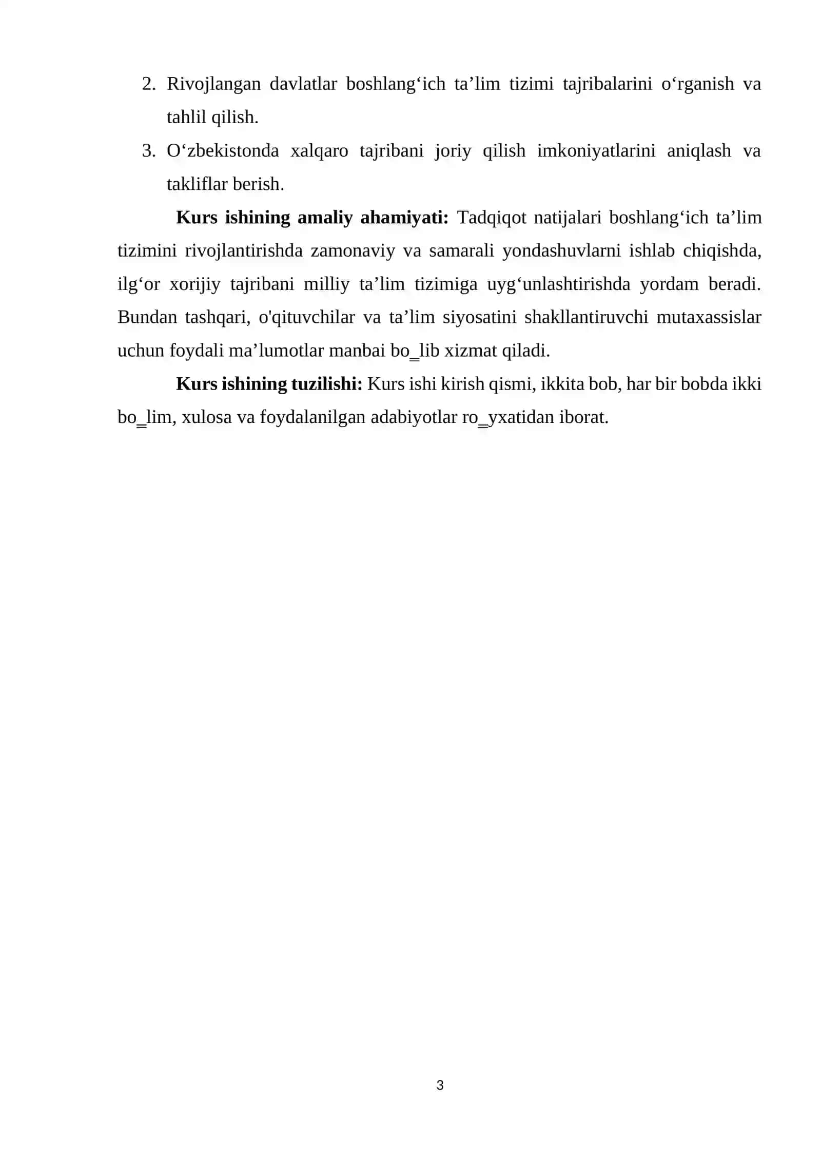 YANGI OʻZBEKISTONNING BOSHLANGʻICH TA'LIM BORASIDAGI RIVOJLANGAN DAVLATLAR BILAN HAMKORLIKLARI 3