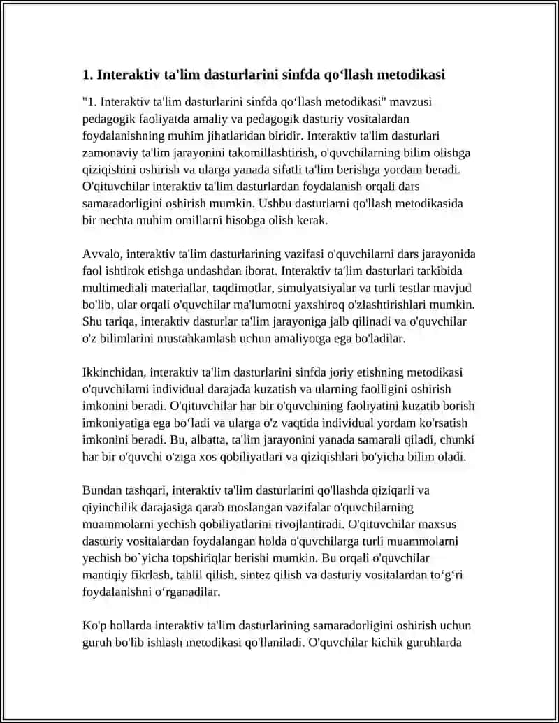 PEDAGOGIK FAOLIYATDA AMALIY VA PEDAGOGIK DASTURIY VOSITALARDAN FOYDALANISH 3