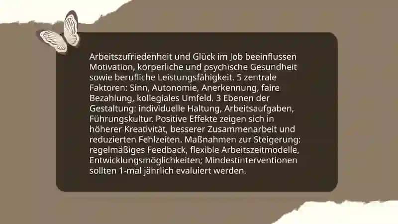 Arbeitszufriedenheit und Glück im Job 3