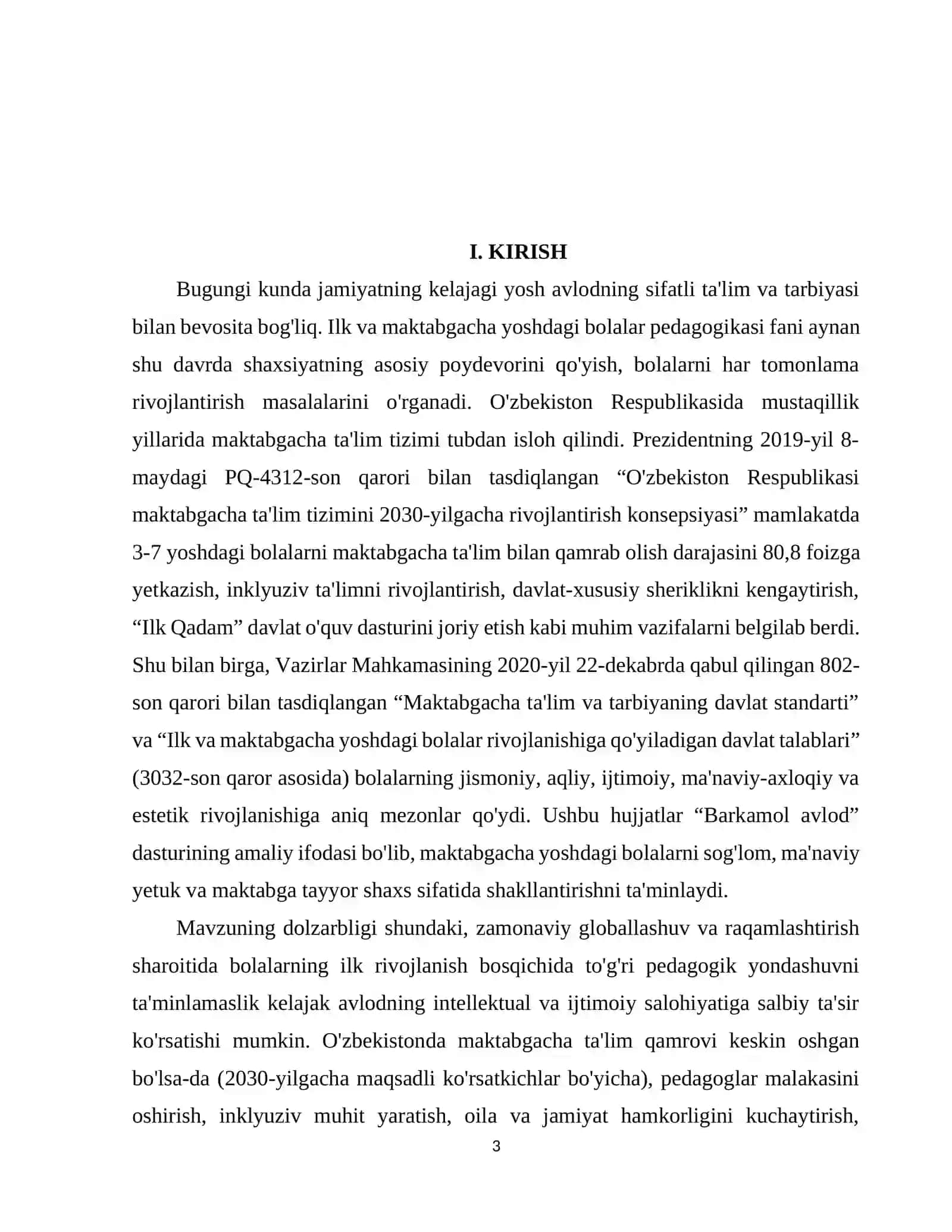 Ilk va maktabgacha yoshidagi bolalar pedagogikasi fanining maqsadi va vazifalar 3