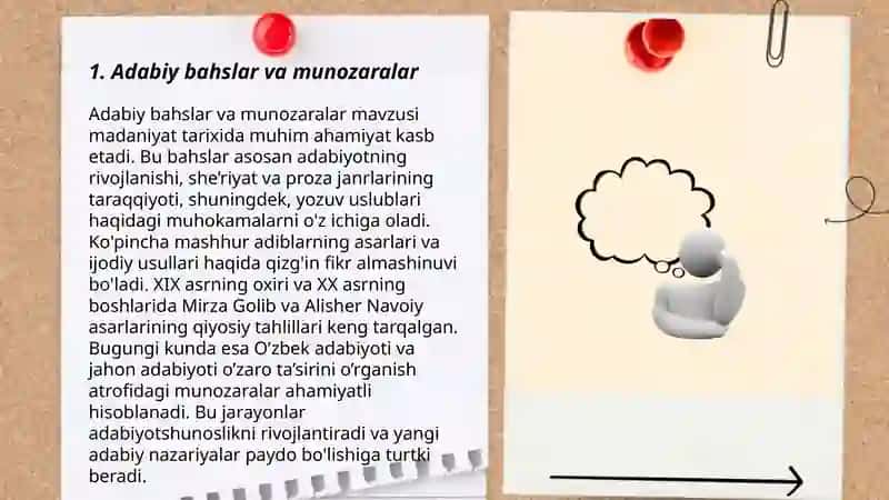 Adabiyot fanidan sinfdan tashqari mashg'ulotlarning turlari va ularni tashkil etish usullari 3