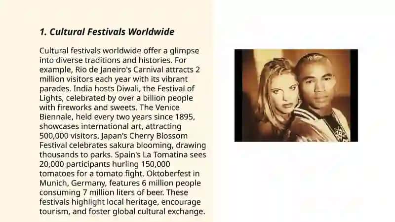 Cultural Festivals Worldwide 3