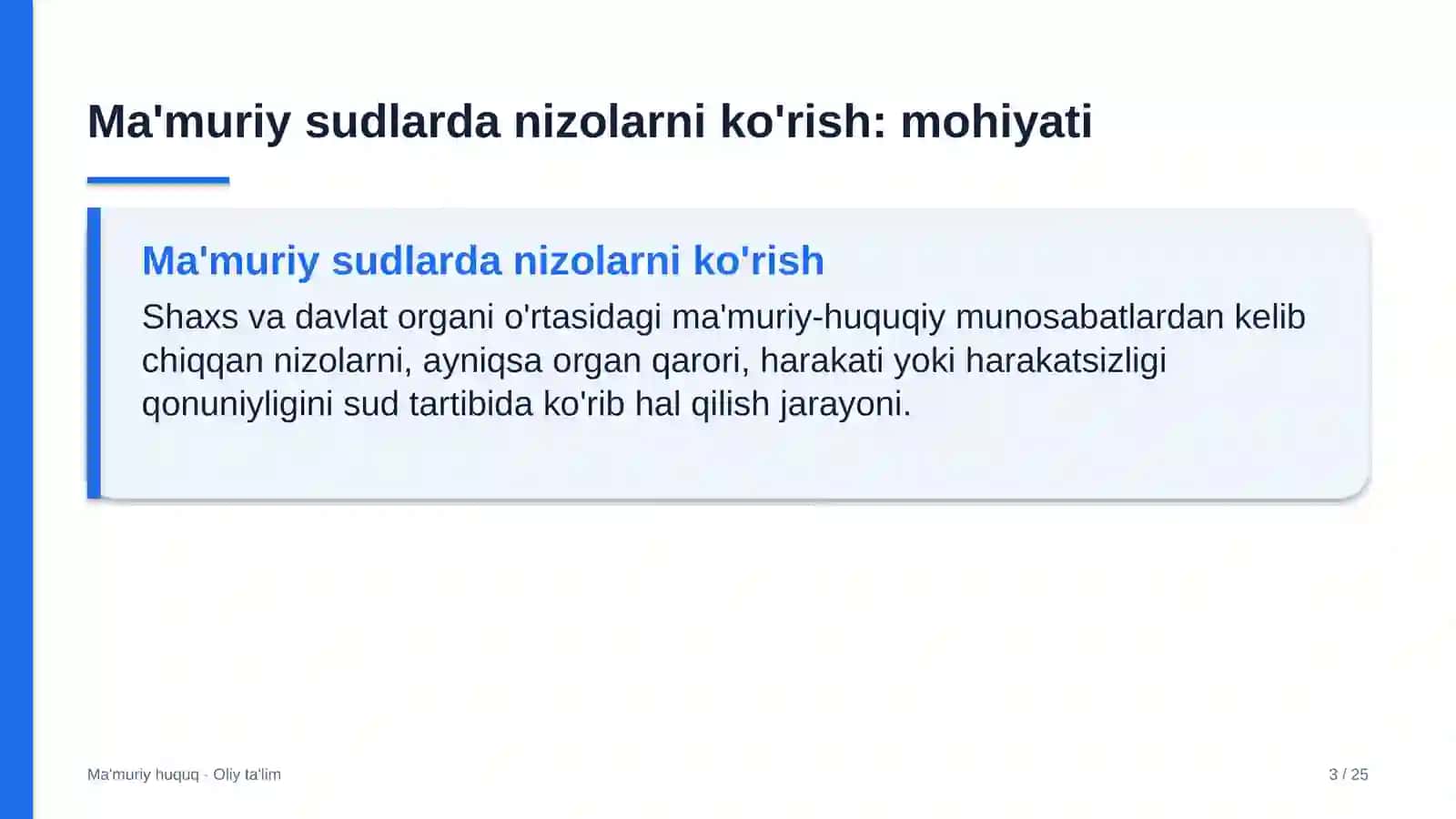 buyum bozorlarida ma'muriy sudlarda nizolarni ko'rish 3518 3