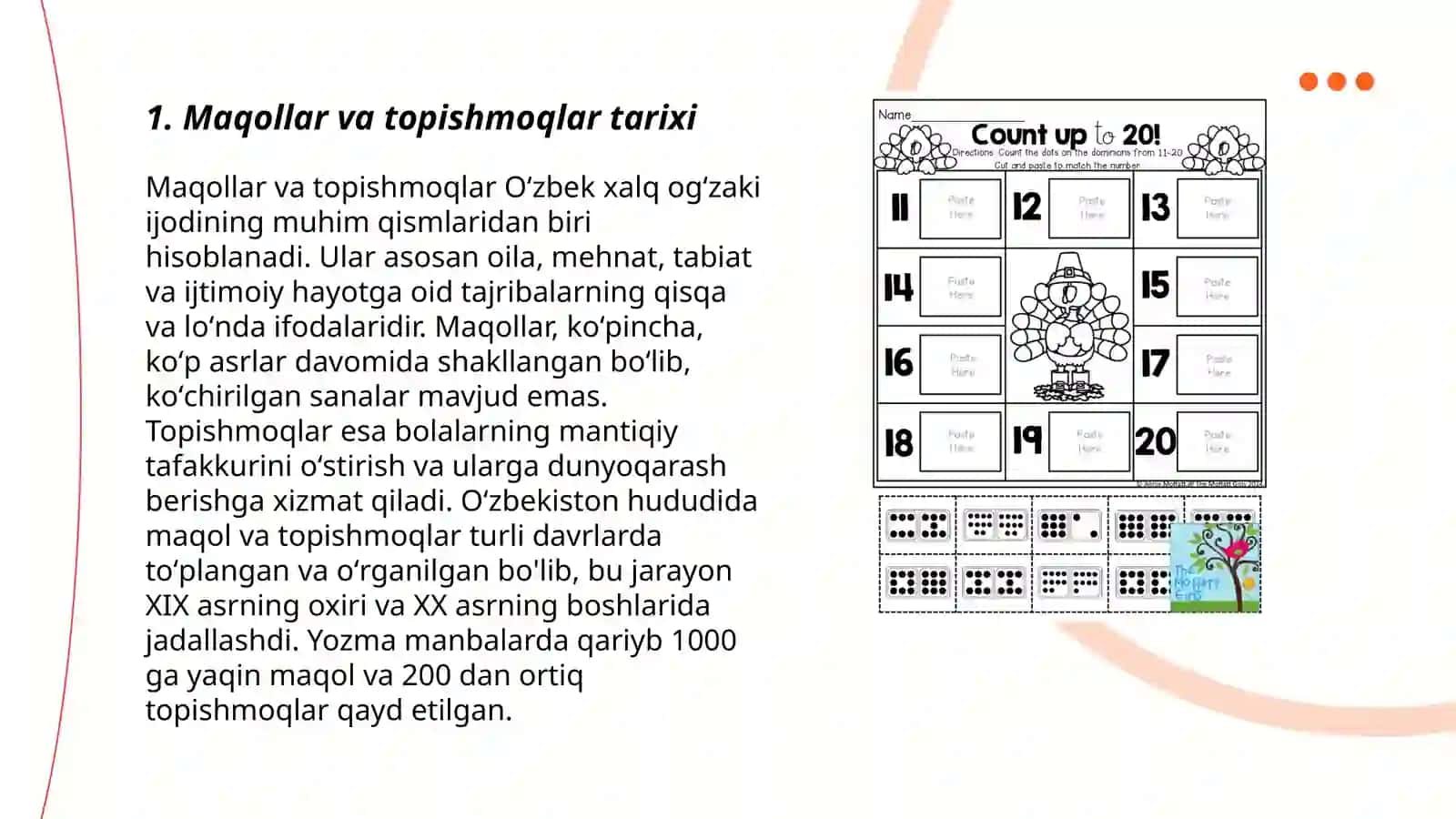 Maqol va topishmoqlarni bolalarga oʻqitish 3