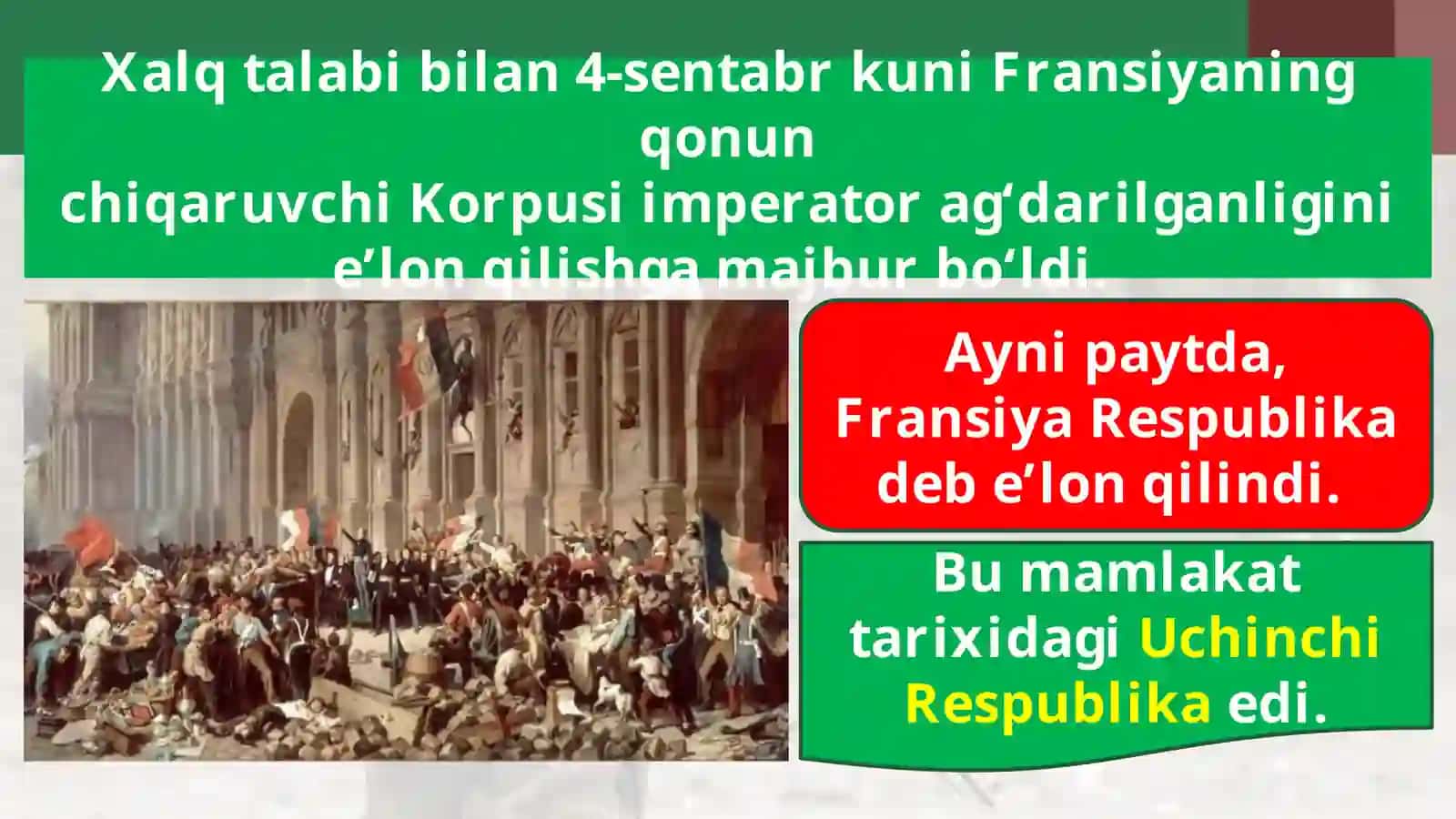 Fransiyada Uchinchi Respublika va uning Davlat To'ntarixi 3