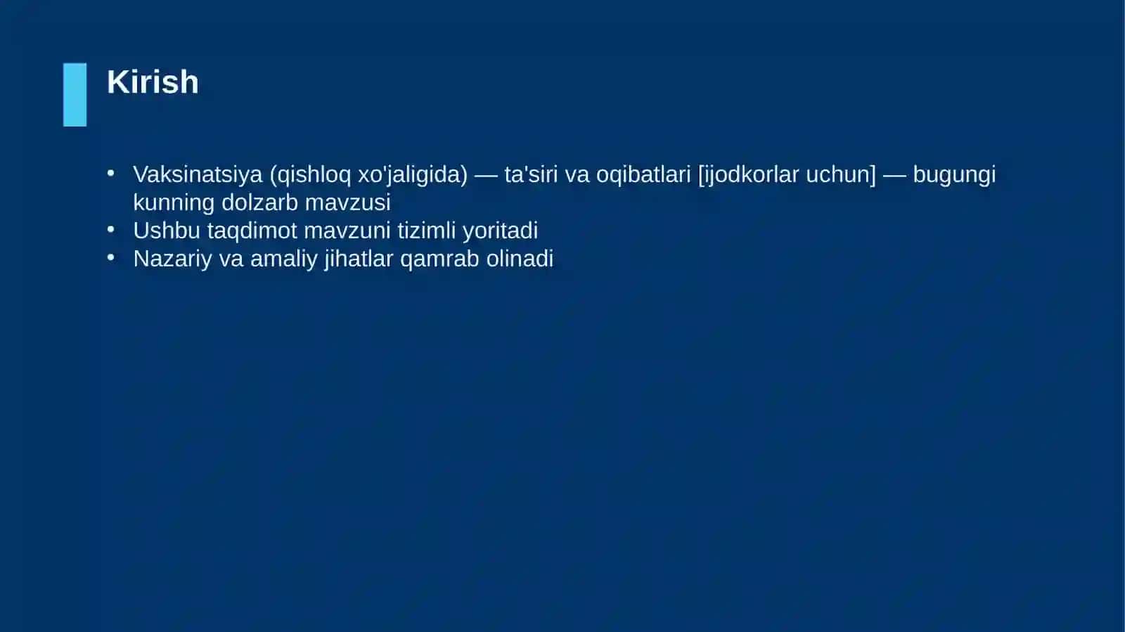 Vaksinatsiya (qishloq xo'jaligida) — ta'siri va oqibatlari [ijodkorlar uchun] 3