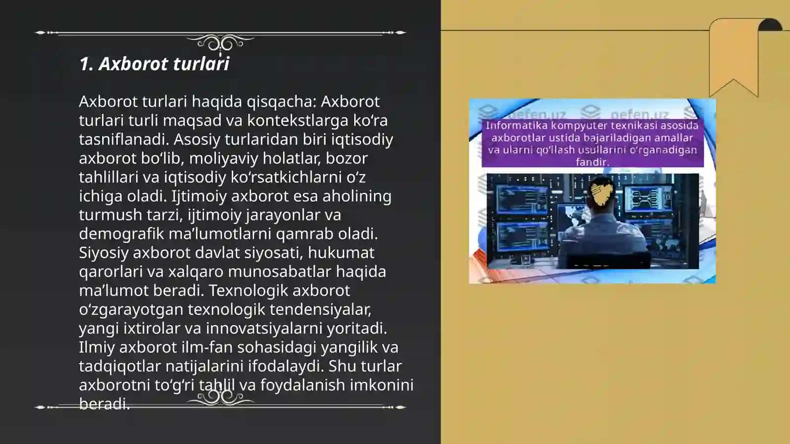 Axborot tushunchalari 3