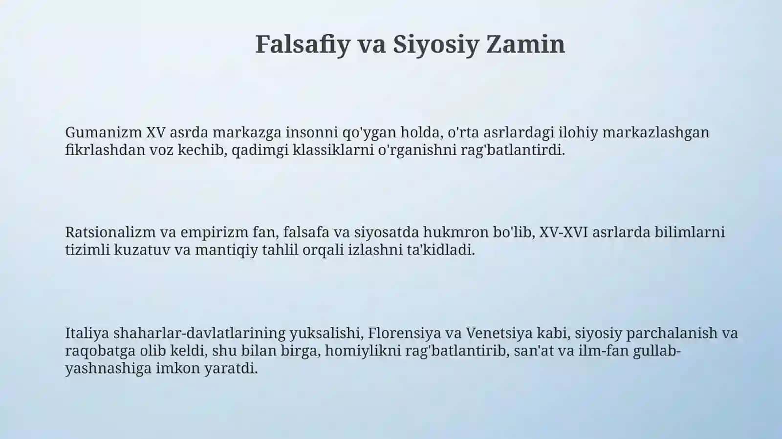 Uygonish davrining falsafiy tarixiy badiiy omillari 3