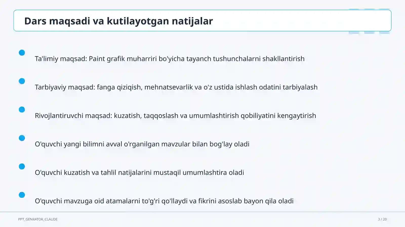 Informatika va axborot texnologiyalari (5–11) — takrorlash darsi uchun 3