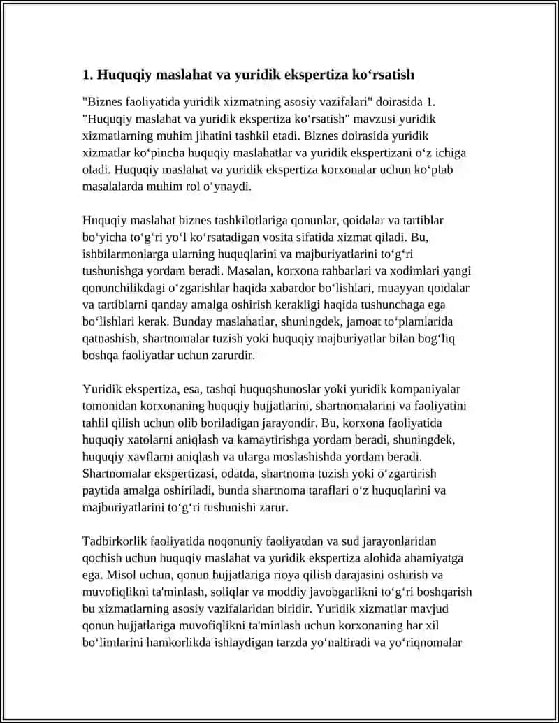 Huquqiy Maslahat va Yuridik Ekspertiza 3