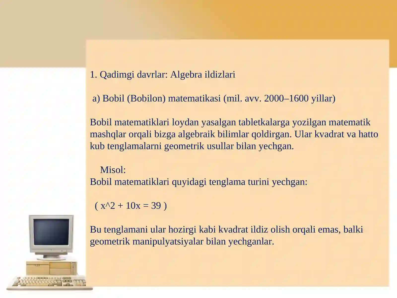 ALGEBRA FANINING VUJUDGA KELISHI VA RIVOJLANISHI 3