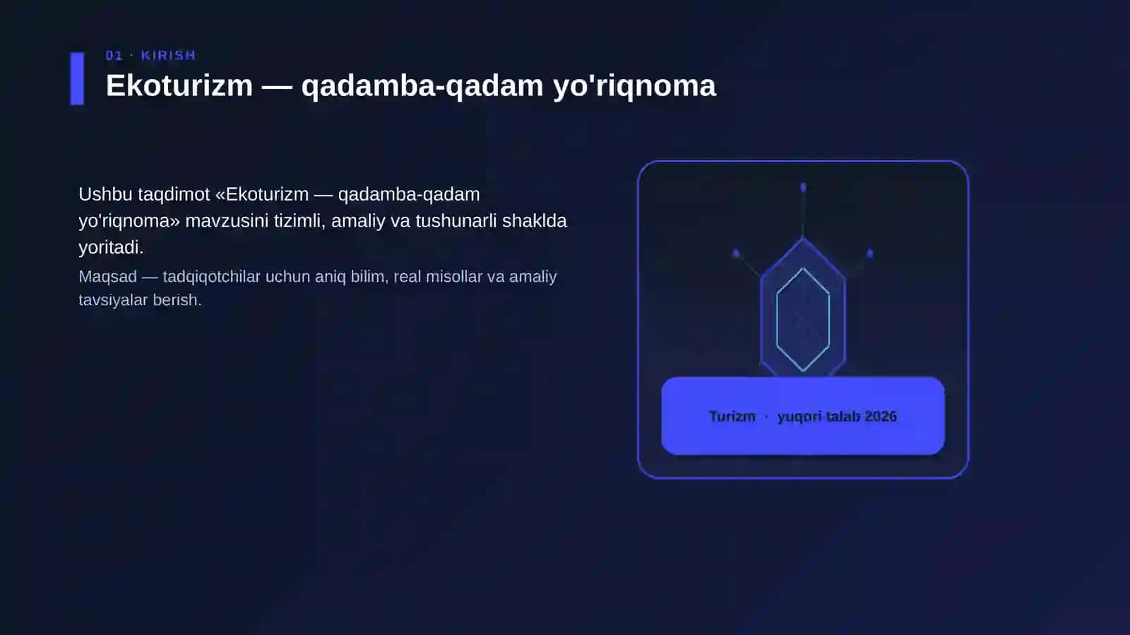 Ekoturizm — qadamba-qadam yo'riqnoma 3