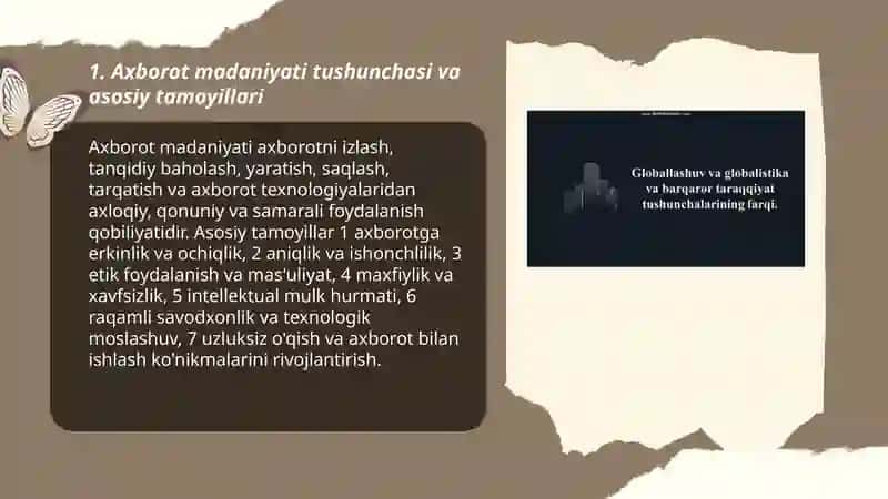 Globallashuv davrida axborot madaniyati zarurati 3