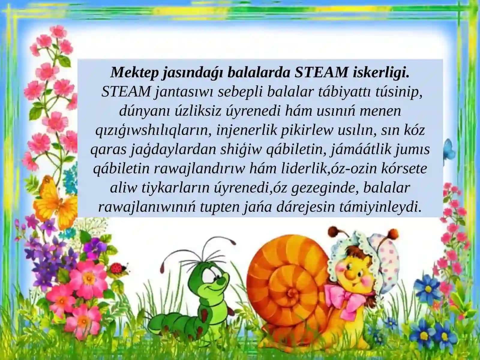 Zamanagóy STEAM qatnası - dáwir talabı 3
