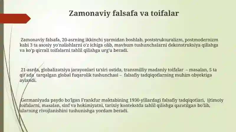 Falsafa kategoriyalarining tansifi va ularning rivojlanish jarayonlaridagi roʻli 3