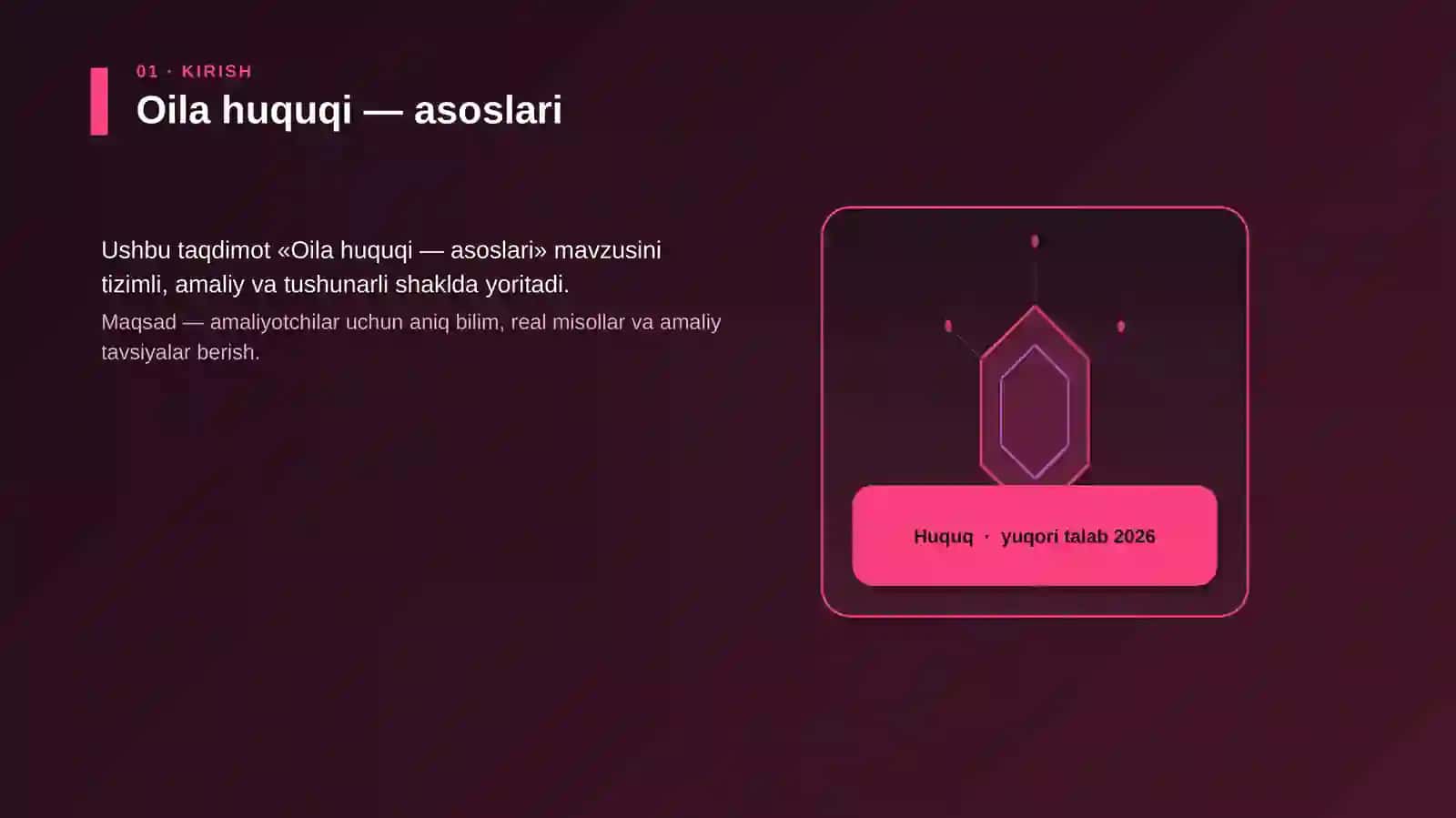 Oila huquqi — asoslari 3