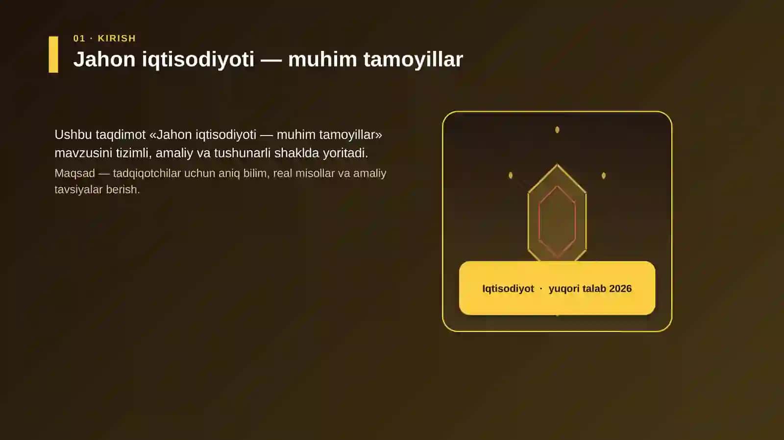 Jahon iqtisodiyoti — muhim tamoyillar 3