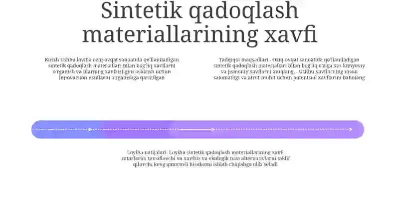 Sintetik Oziq Ovqat Mahsulotlari Va Qadoqlash OʻRash Materiallari Zarari 3