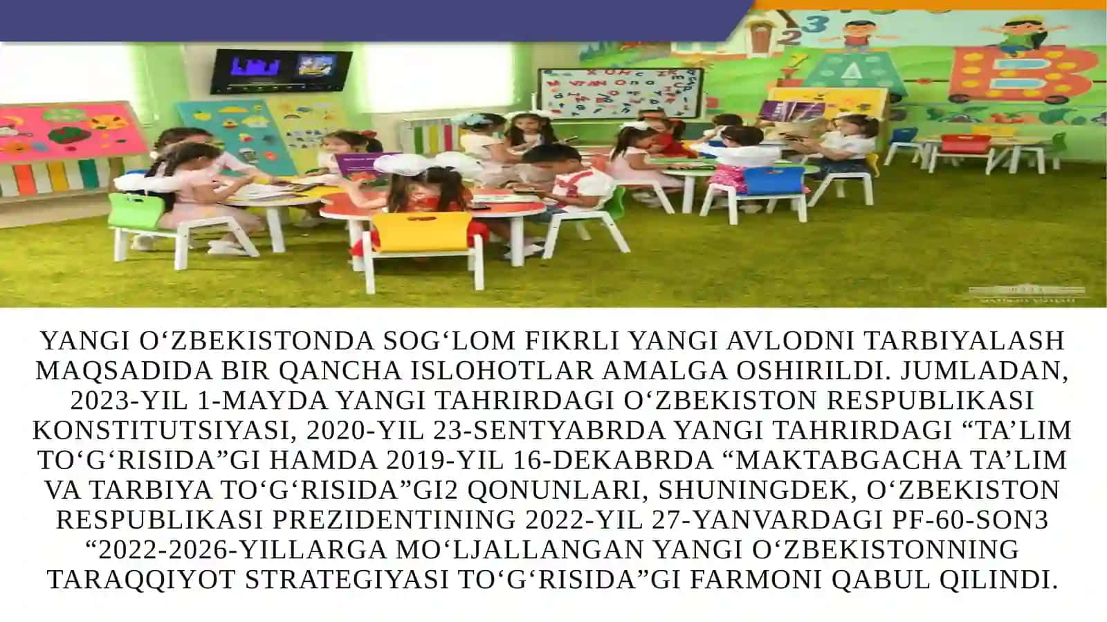 Maktabgacha ta’lim tashkilotida ta’lim va tarbiya jarayonining maqsad va vazifalari tamoyillari 3