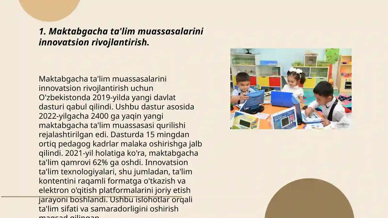 Maktabgacha talim tashkilotini rivojlantirish tizimi 3
