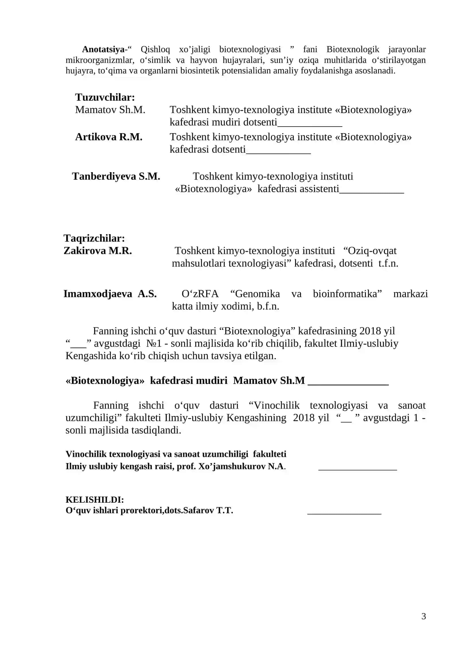 Qishloq xo'jaligi biotexnologiyasi 3