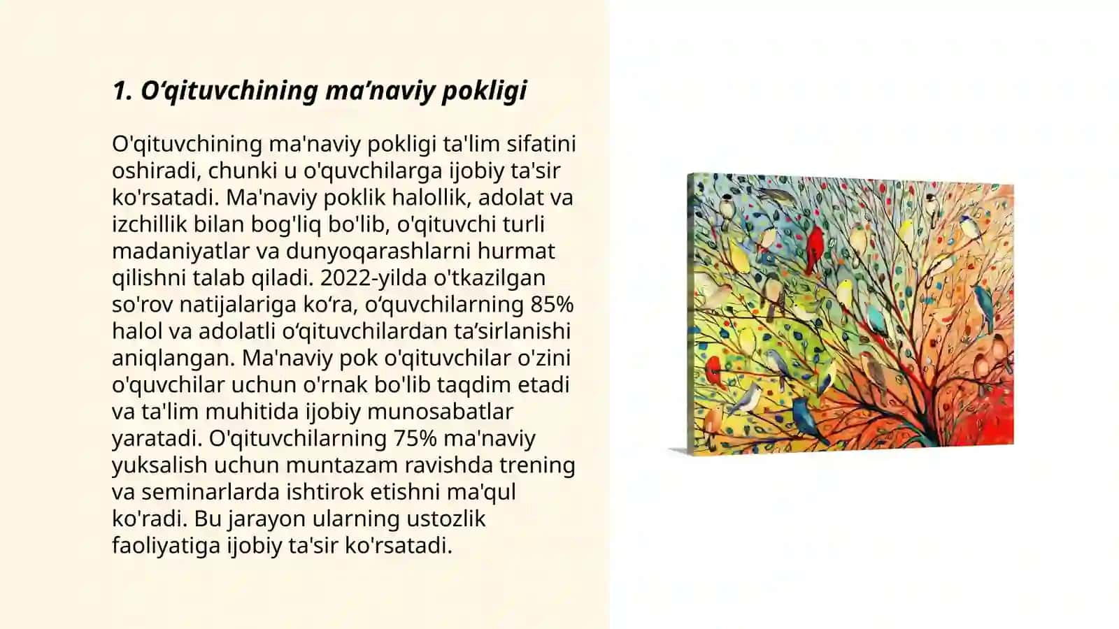Yan Amos Komenskiyning o'qituvchi shaxsiga qo'ygani talablari 3