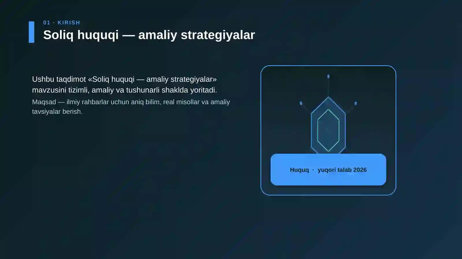 Soliq huquqi — amaliy strategiyalar 3