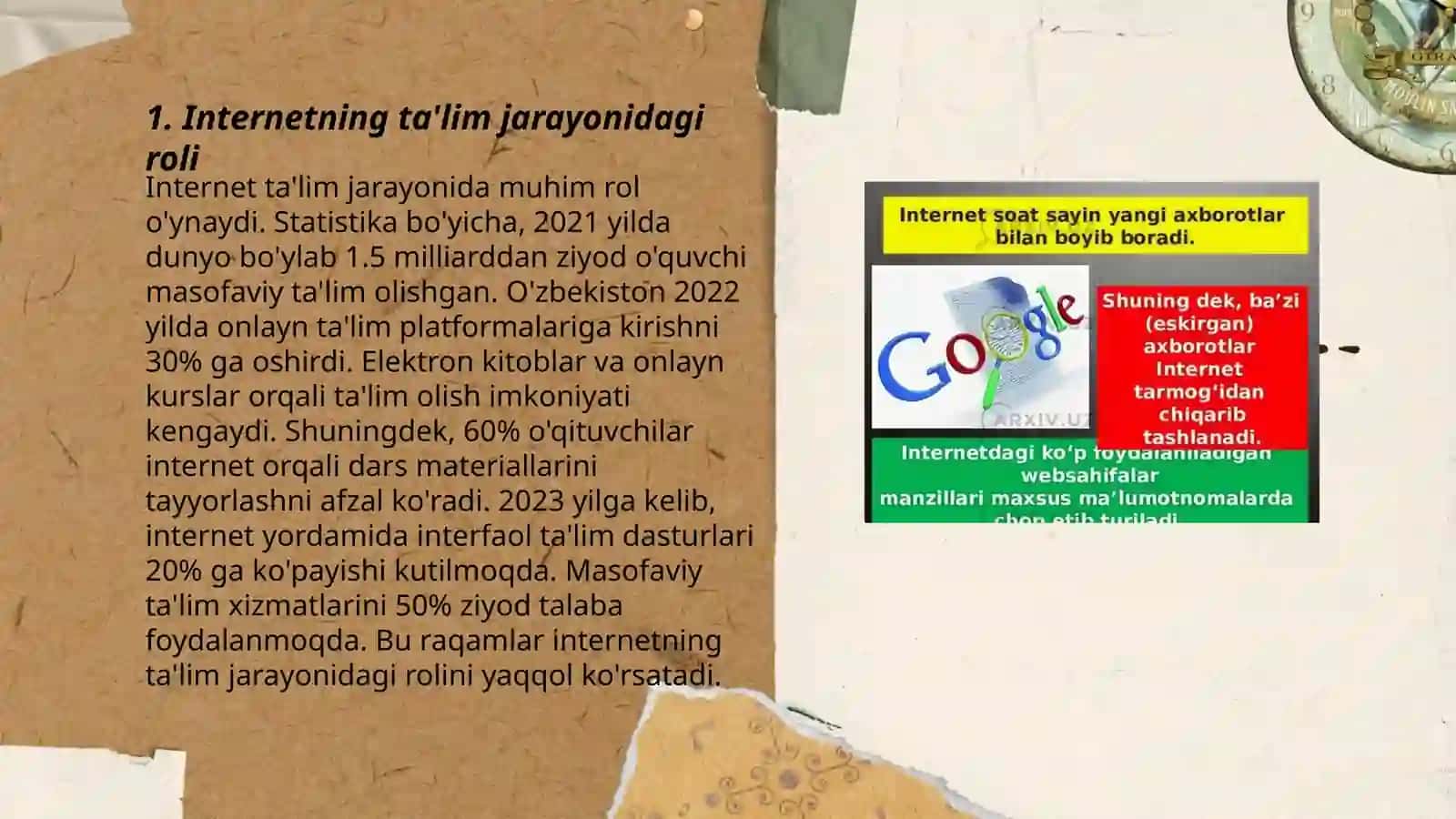 Internetning ta'lim jarayonidagi roli 3