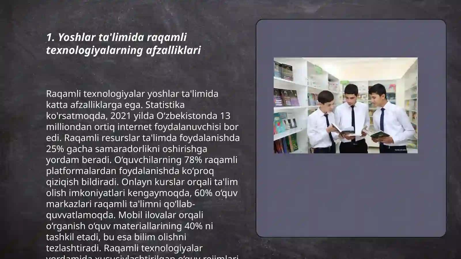 Zamonaviy texnologiyalar va ularning taʼlimda roli 3