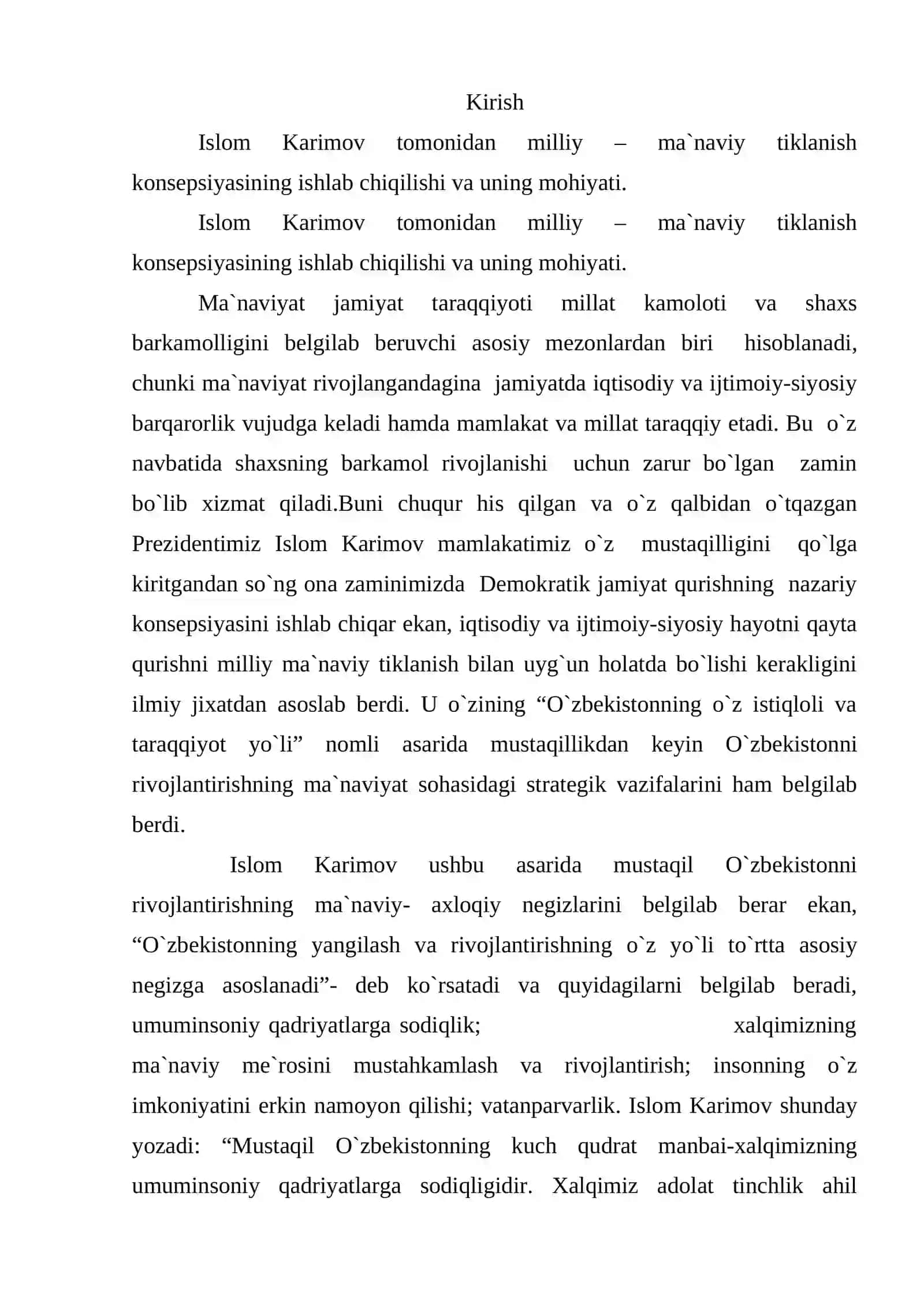 MUSTAQILLIK YILLARIDA CHOP ETILGAN TARIXIY ASARLAR REJA I 3